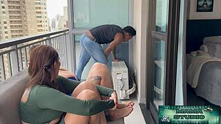 Mama studio asks if milfs taradas want to fuck with bbc technician for free in anal gaping?