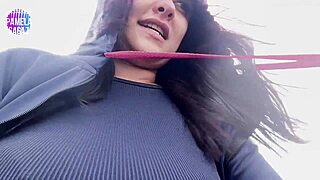 Young guy pounds big ass on public beach