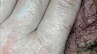 hey check out this bbw milf getting her wet hairy pussy totally fisted and destroyed in close up action