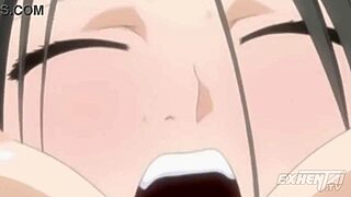 Stepmom Cum on Big Tits Before They Come Home - Hentai Uncensored!