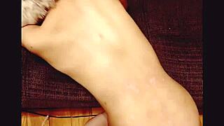 Japanese wife punished with ass candle