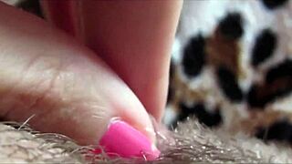 i came hard from my big clit orgasm in closeup