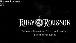 ready to swallow cum in this topless edging therapy session?