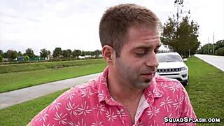 Nicky Rebel pounds milf Mandy Rhea doggystyle with deepthroat gagging and cumshot!