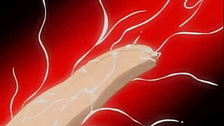 Depravity Ep 2 Contrasts Intense Hentai Uncensored Cumshot with Creampie Riding Action