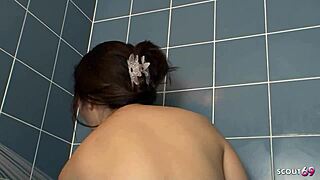 hey, check this nympho japanese step-mom giving boy first blowjob and swallowing cum