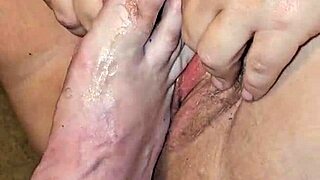 oh man check out this thick milf showing off her feet and ass for some fetish fun