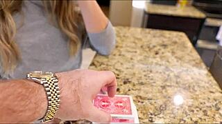 I Feel So Excited Playing Strip Poker with My Stepmom Coco Vandi in Bedroom Preview