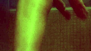 hot latina wife takes hard cock pounding in sauna with quickie handjob and orgasm