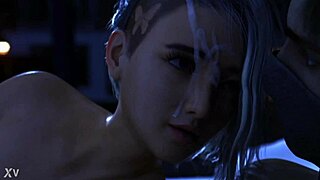 Projekt passion features petite 18+ teen 18+ in sexy scene with facial ejaculation outcome