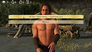 Big cock dominates six porn game with intense cumshot action