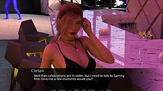 One blonde milf fucking with three black guys at once on the couch!