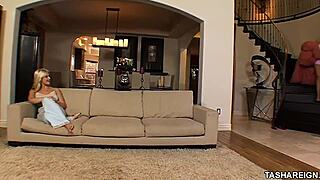 Sarah Vandella's Intense Finger Play With Big Clit And Pussy