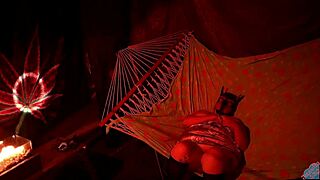 Teasing Chubby BBW Fingers Wet Hole In Tent