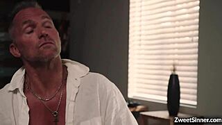 Seductive Babe Whitney Wright Charms Older Guy For Money With Rough Deepthroat Sex