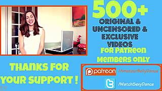 Hot Secretary Hints At Dancing And Teasing Moves In The Office Setting