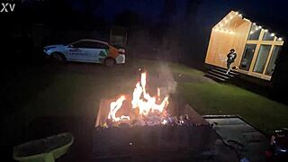 hardcore sauna sex with skinny brunette teasing big cock in shower for wet pussy riding