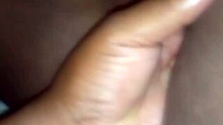 Ebony BBW with Big Natural Tits Gets Licked and Fucked