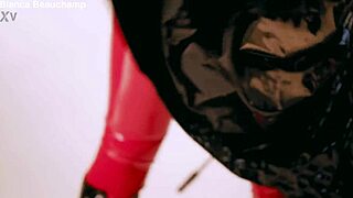 hey latex pony in boots and corset will you work for my carrot?