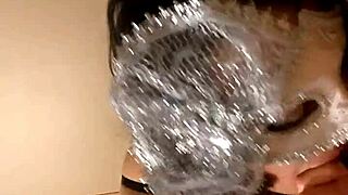 Amateur Boobs And Tits In Masked Blowjob With Cumshot Action!