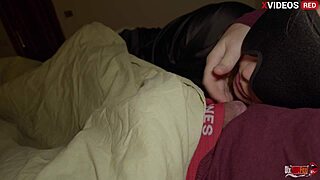 my dick slides into stepmom's mouth and she sucks until i cum inside 😏🍆💦