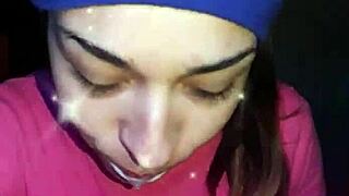 i love watching this cute petite amateur do her workout routine before recording