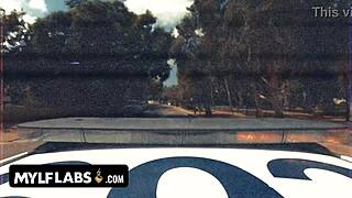 policewoman shows two lovers how to respect authority with strict lesson