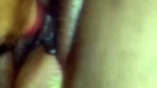 Ebony BBW with Big Natural Tits Gets Licked and Fucked