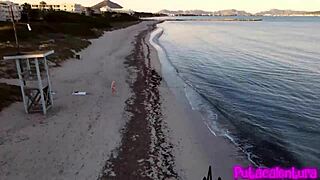 Offered ride to beautiful blonde at nudist beach! Ended with hot oral in car and intense anal at home!