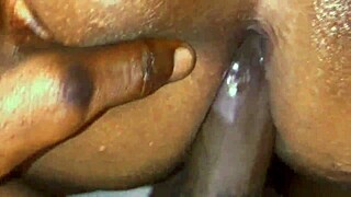 long cock fucks deep into bbw slut with cum on curvy ass