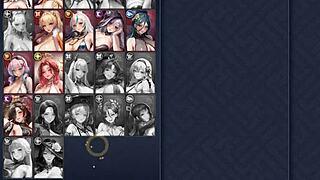 Update 1 Featuring Hata and Hibiki in Pose 2 from King of Kinks Game