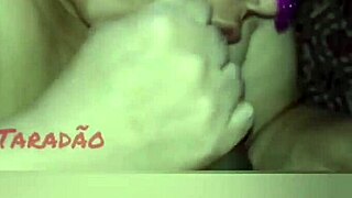 Ebony BBW with Big Natural Tits Gets Licked and Fucked