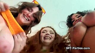 Hey guys, join our foursome game night with curvy girlfriends and friends at home party