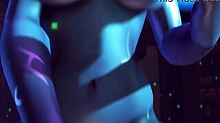 wow pmv features big ol titties in cartoon music style