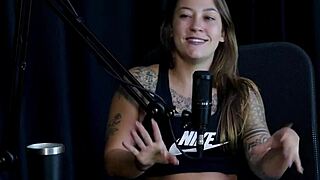 watch the naughty interview full of debauchery with flor de damiana and vovô moai in porn cast brazil - part 2 on sheer red