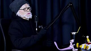 watch the naughty interview full of debauchery with flor de damiana and vovô moai in porn cast brazil - part 2 on sheer red