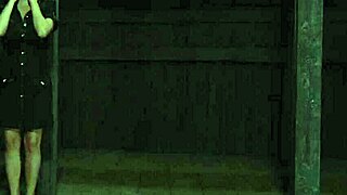 Sex appeal girlie boldly sucks her sextoy in intense bdsm blowjob and masturbation session