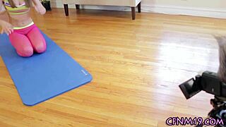 clothed teen babe rides that big cock... umm yeah she swallows cum too