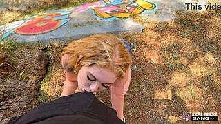 Penelope Snaps Endures Rough Outdoor And Couch Fucking With Facial In Teen Group Action