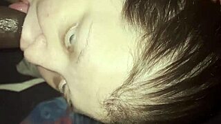 what happens when that late night demon head craves big black cock sucking