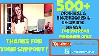 Hot Secretary Hints At Dancing And Teasing Moves In The Office Setting