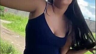 offering money to venezuelan girl for public fucking in jeans while doing yoga outdoors