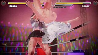 Lesbian battle 3 turns into wild pussy sex showdown!