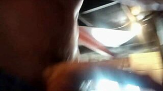 Working out and stroking big cock with toys until multiple cum orgasms hit