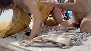 Sexy O2, ready for doggystyle pov in pink satin corset with rimjob and anal assfucking as French couple in lingerie?