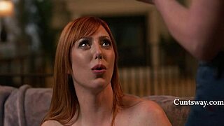 Dildo delivered disaster turns into hot apology from lauren with scissoring and licking