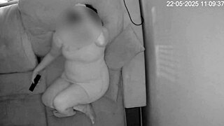 Caught Wife Masturbating to Porn on Hidden Cam