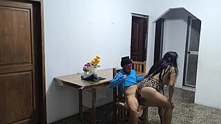 hey, a latino and his arab friend visit colombia for business and meet an extravagant waitress