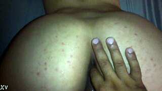 she says it hurts when i finger her exgf asshole.