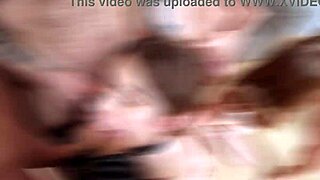 Two busty babes Emma Korti and Ice D face intense gangbang with double penetration dvp dap tp and cumshots.